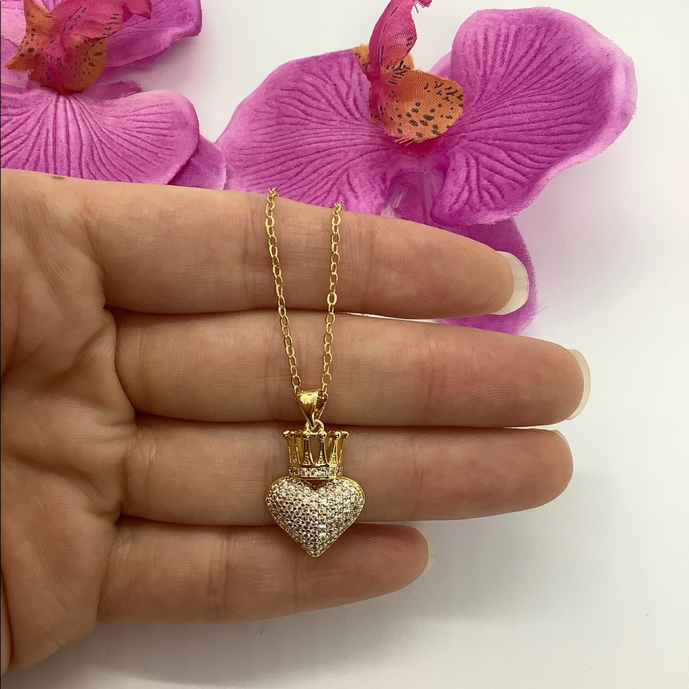 COPY - NT 18k gold plated heart necklaces